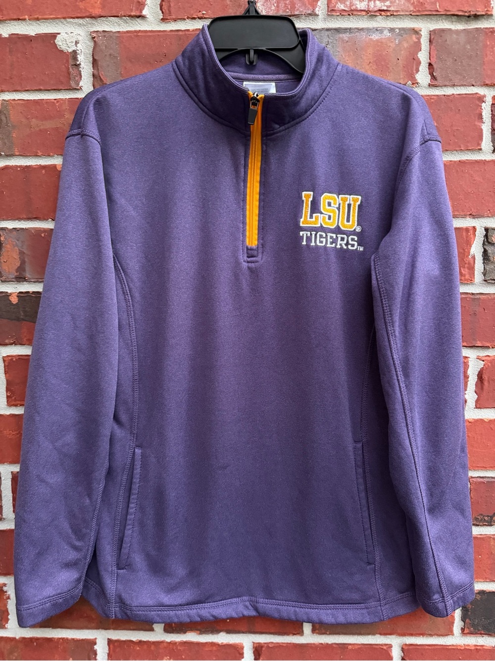 Rivalry Threads LSU Tigers Men’s S Purple & Gold Quarter-Zip Pullover Sweater P4
